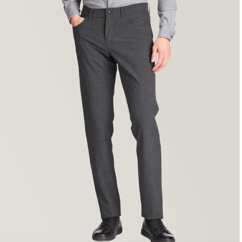 Alberto Ceramica Modern Fit Dark Grey Pants Size 34